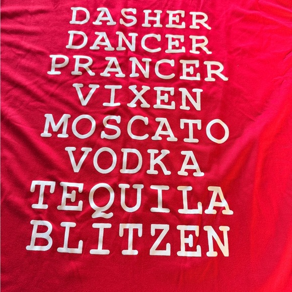 Women’s Plus Size XXL 2X 3X soft Christmas Holiday Shirt Red Top. Tshirt - Picture 2 of 4